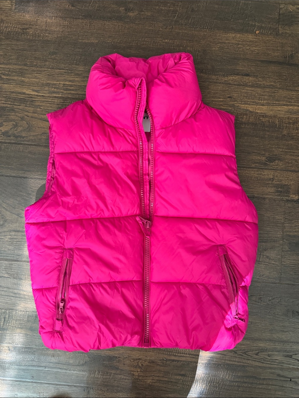 Hot Pink Puffer Vest - Lightweight Warmth